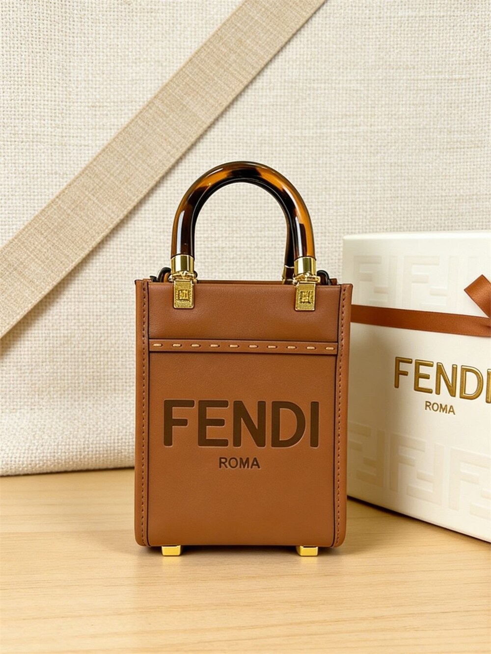 Fendi Sunshine Mini Shopper